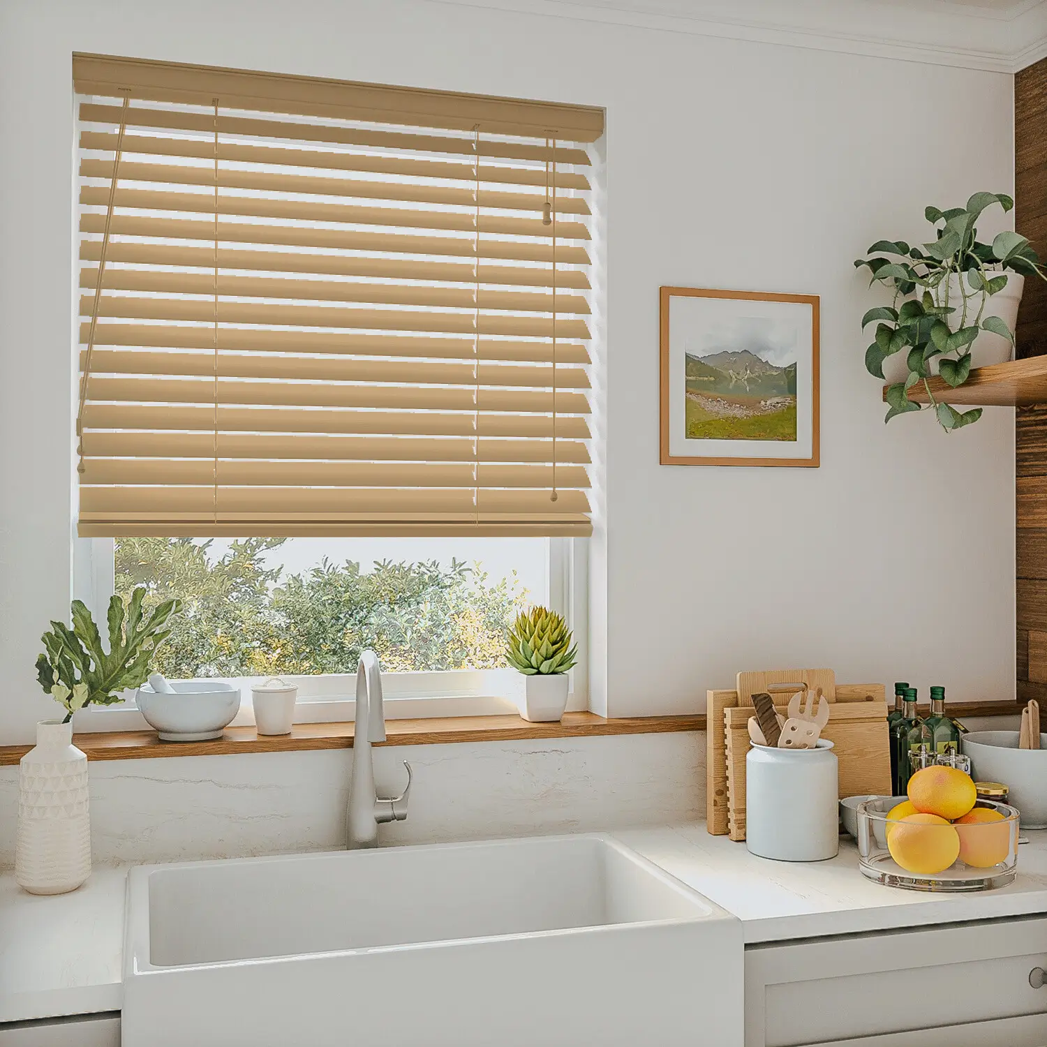 oak-kitchen-faux-wood-blinds-50mm